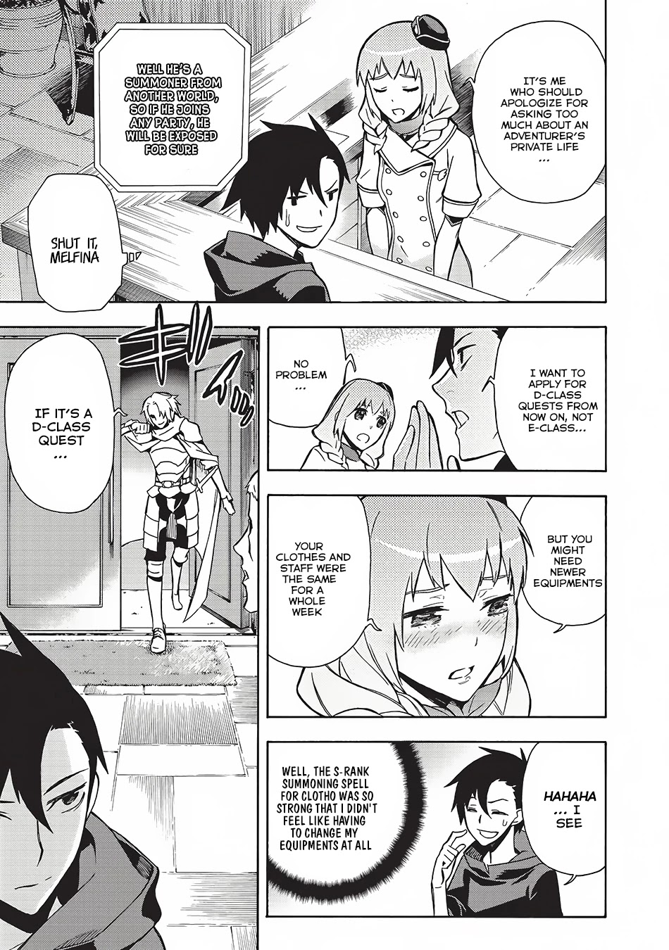 Kuro no Shoukanshi Chapter 2 page 12 - Chapter 2: Dark Spirit Knight I