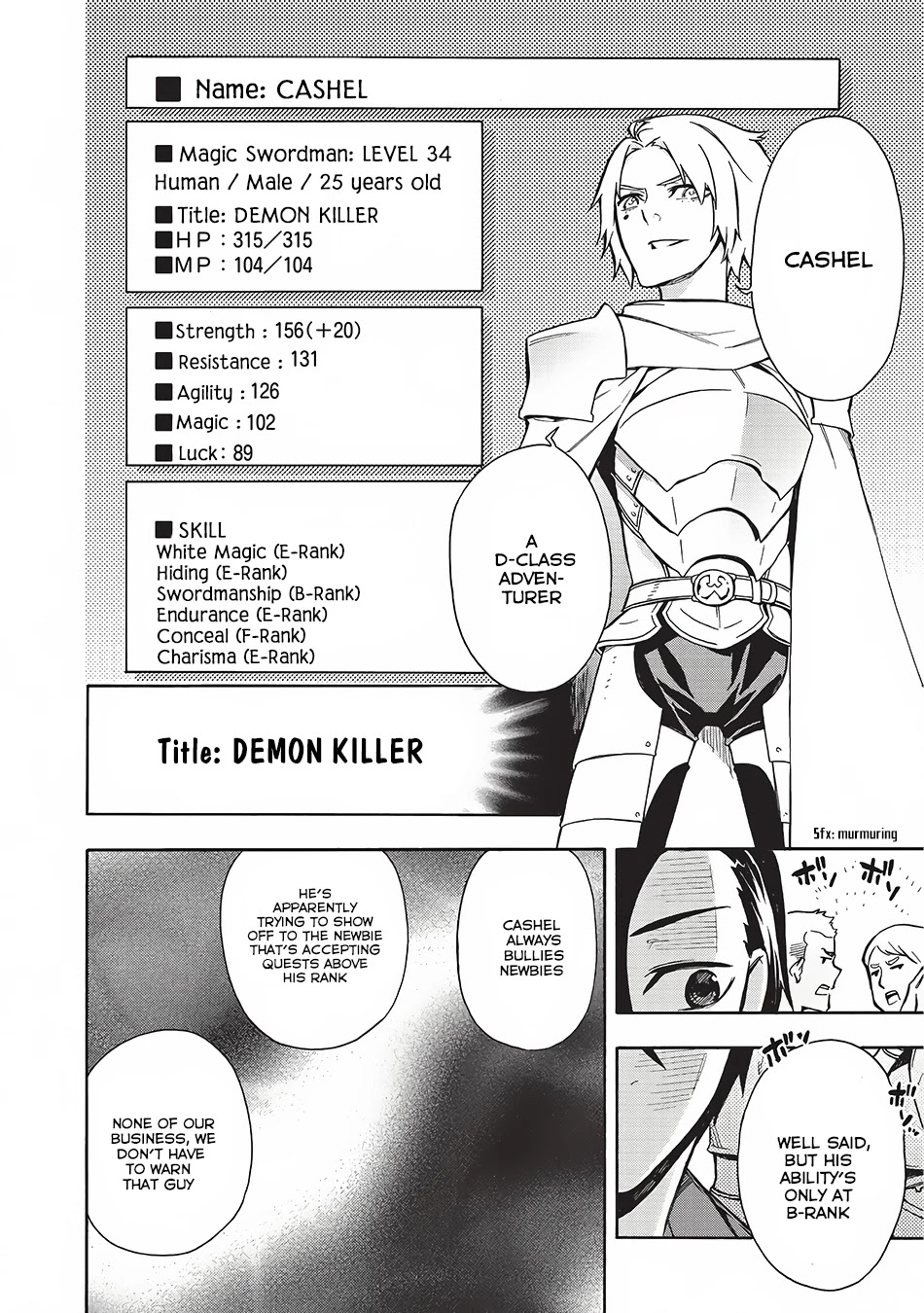 Kuro no Shoukanshi Chapter 2 page 15 - Chapter 2: Dark Spirit Knight I
