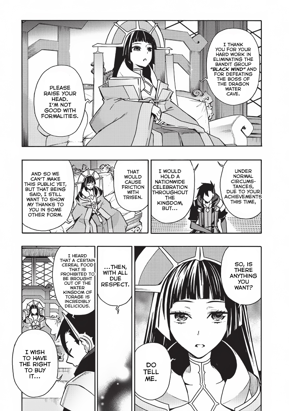 Kuro no Shoukanshi Chapter 22 page 6 - Chapter 22: The Water Kingdom Forage.