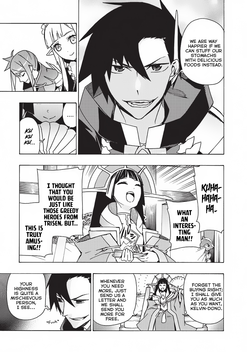 Kuro no Shoukanshi Chapter 22 page 8 - Chapter 22: The Water Kingdom Forage.