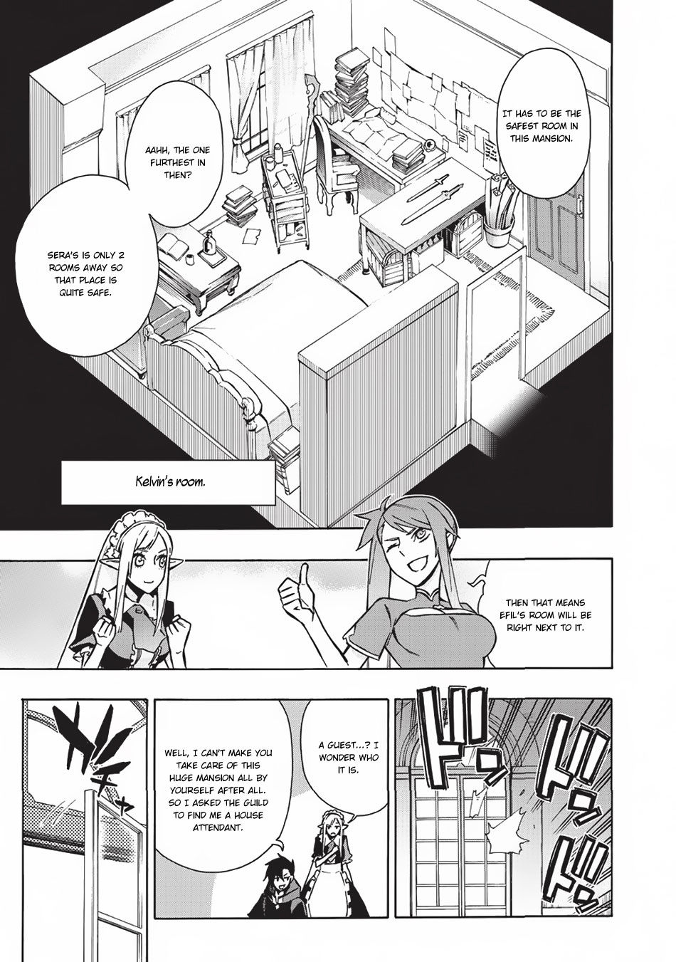 Kuro no Shoukanshi Chapter 23 page 12 - Chapter 23: A New Family I
