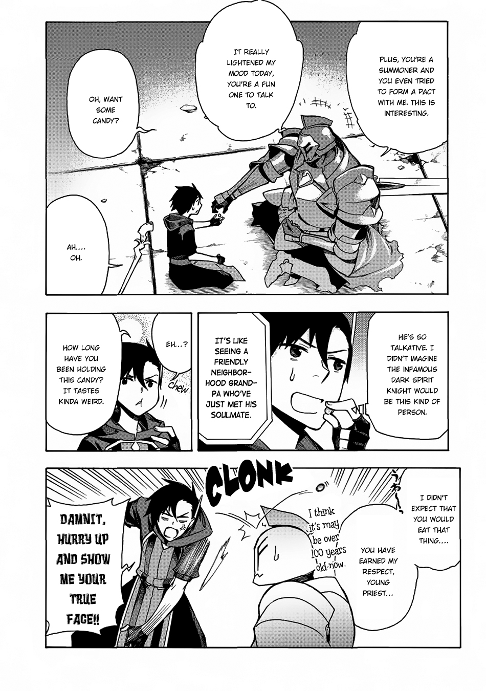 Kuro no Shoukanshi Chapter 4.2 page 3 - Chapter 4: The Dark Spirit Knight v2