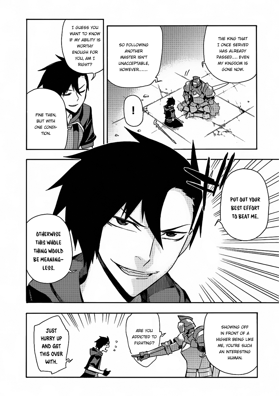 Kuro no Shoukanshi Chapter 4.2 page 5 - Chapter 4: The Dark Spirit Knight v2