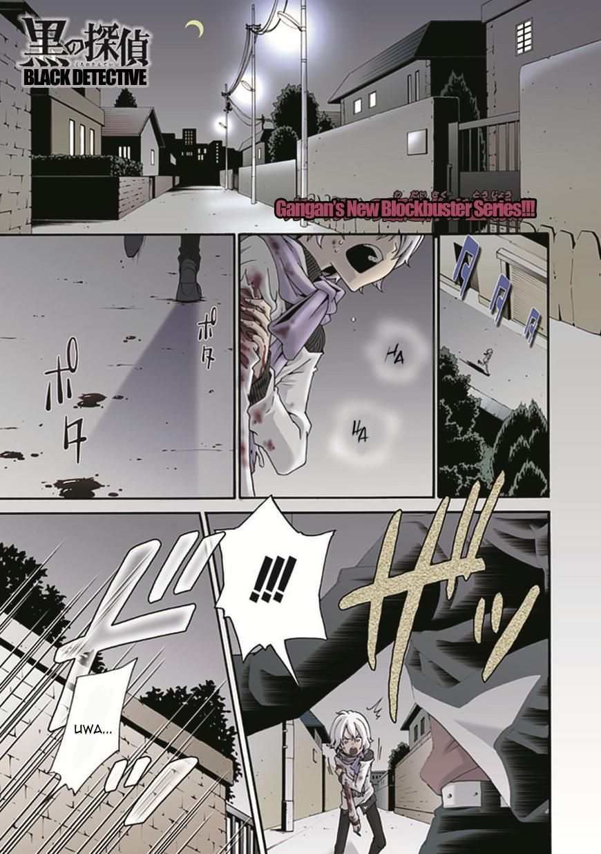 Kuro no Tantei Chapter 1 page 1 - Chapter 1 : Case.1 "Black Detective"