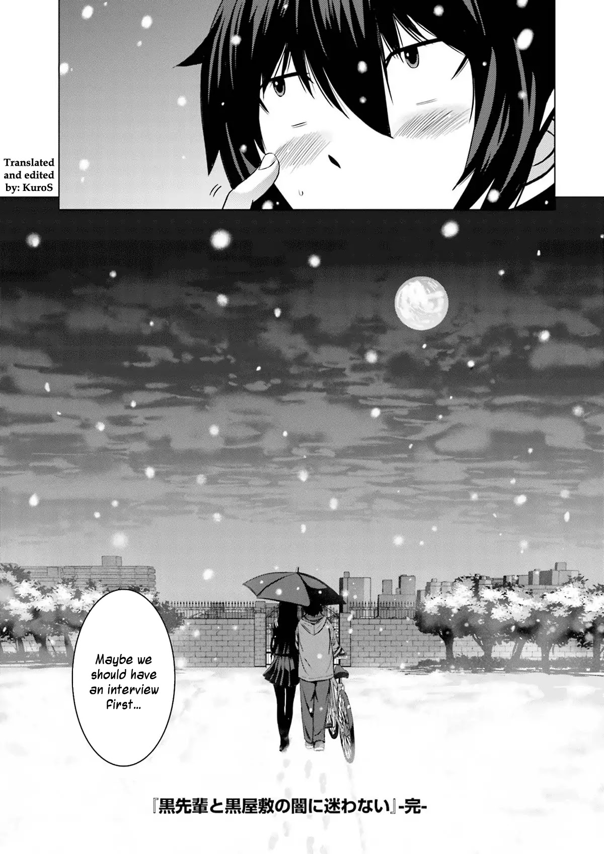 Kuro-senpai to Kuroyashiki no Yami ni Mayowanai Chapter 10 page 24 - Chapter 10 [END]