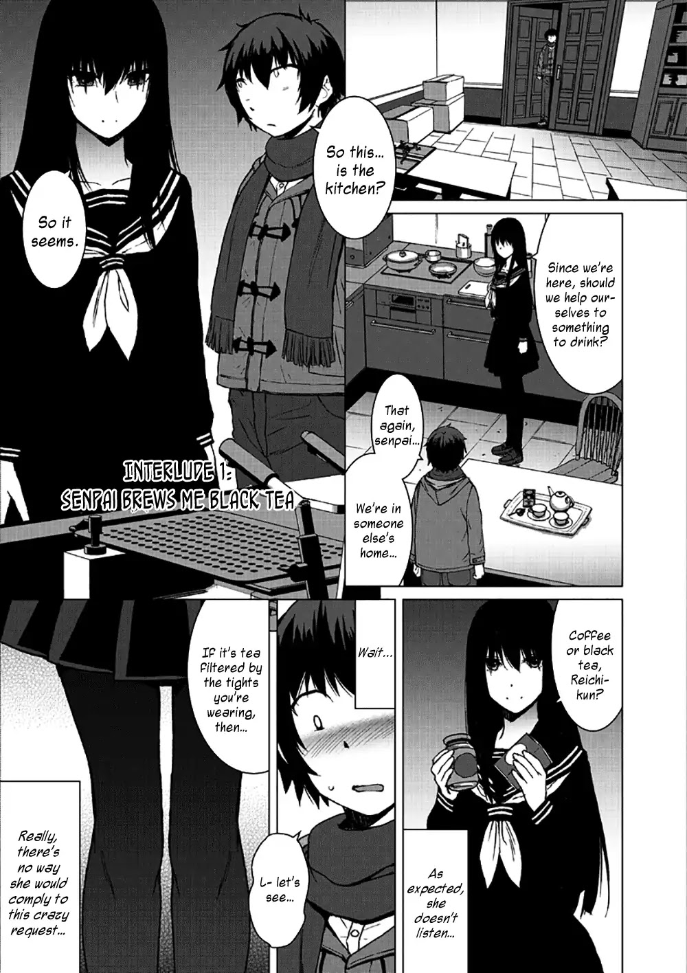 Kuro-senpai to Kuroyashiki no Yami ni Mayowanai Chapter 2 page 1 - Chapter 2