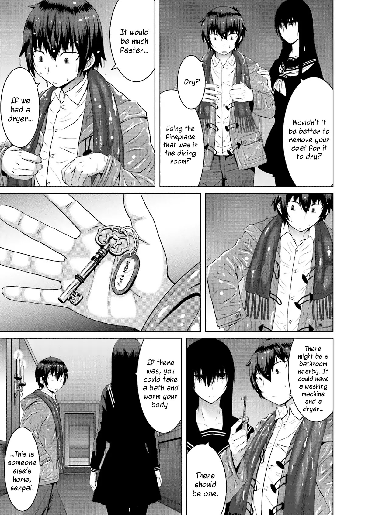 Kuro-senpai to Kuroyashiki no Yami ni Mayowanai Chapter 3 page 5 - Chapter 3