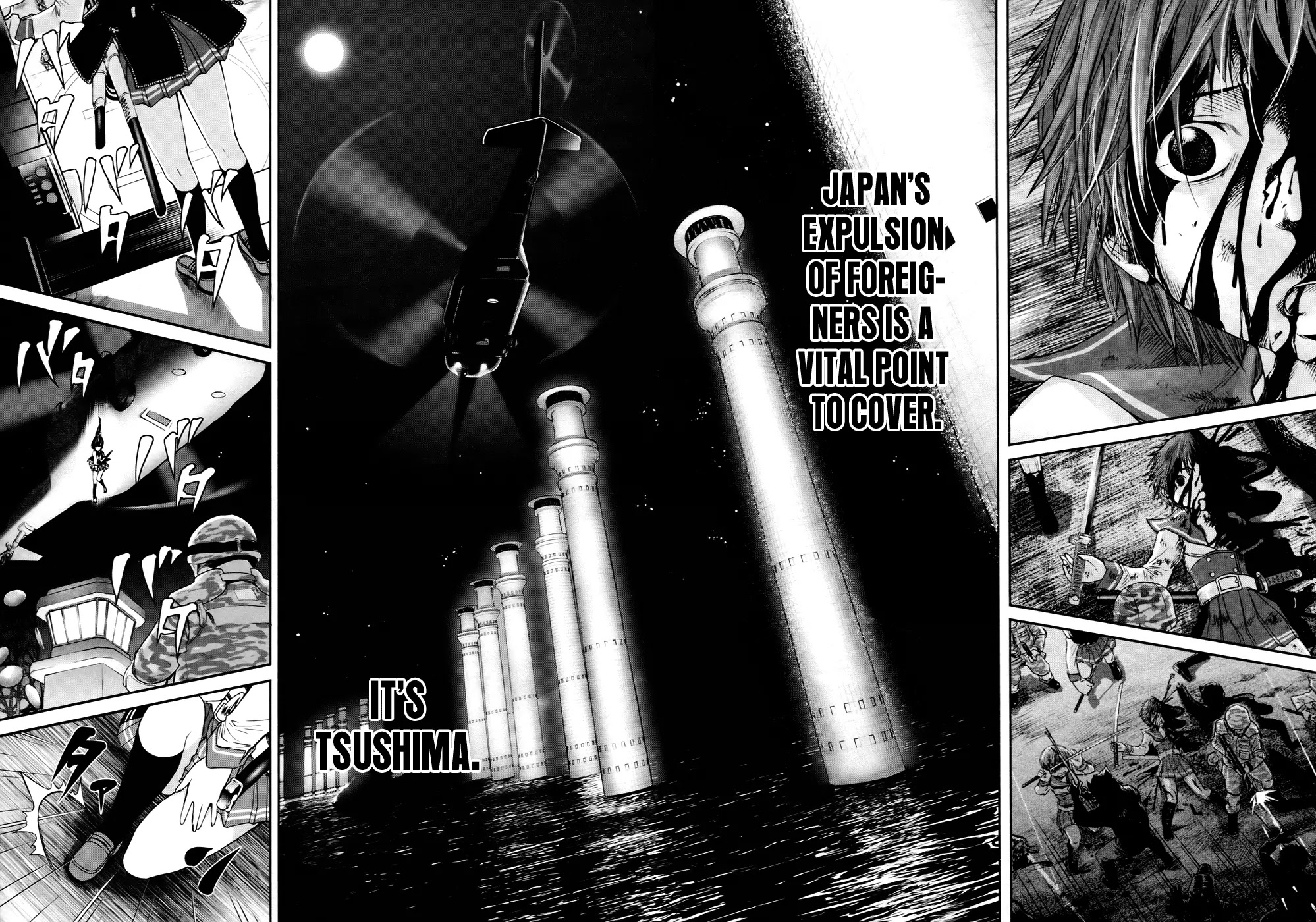 Kurogane Hime Chapter 4 page 11 - Chapter 4: Female Border Guards