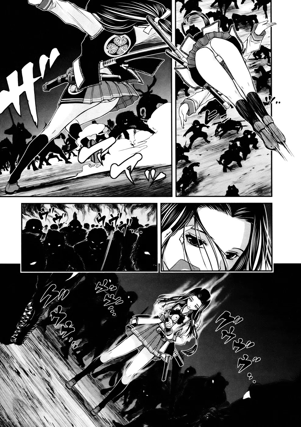 Kurogane Hime Chapter 4 page 15 - Chapter 4: Female Border Guards