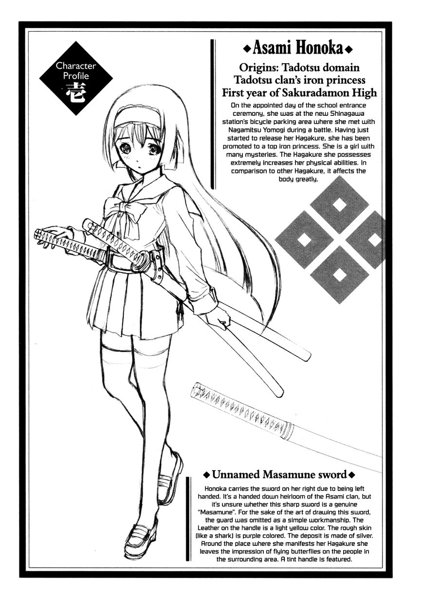 Kurogane Hime Chapter 5.5 page 2 - Chapter 5.5 : Character Profiles