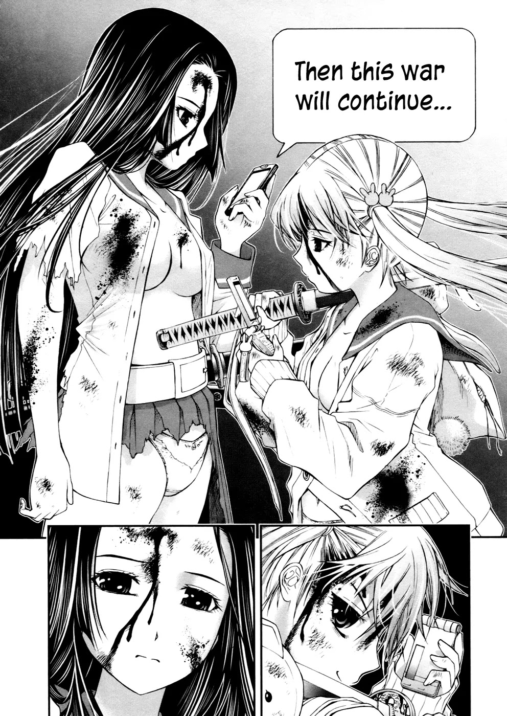 Kurogane Hime Chapter 5 page 12 - Chapter 5: After School Slaughter