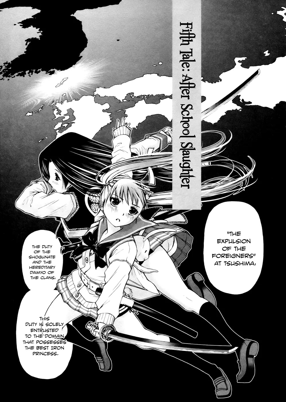 Kurogane Hime Chapter 5 page 2 - Chapter 5: After School Slaughter