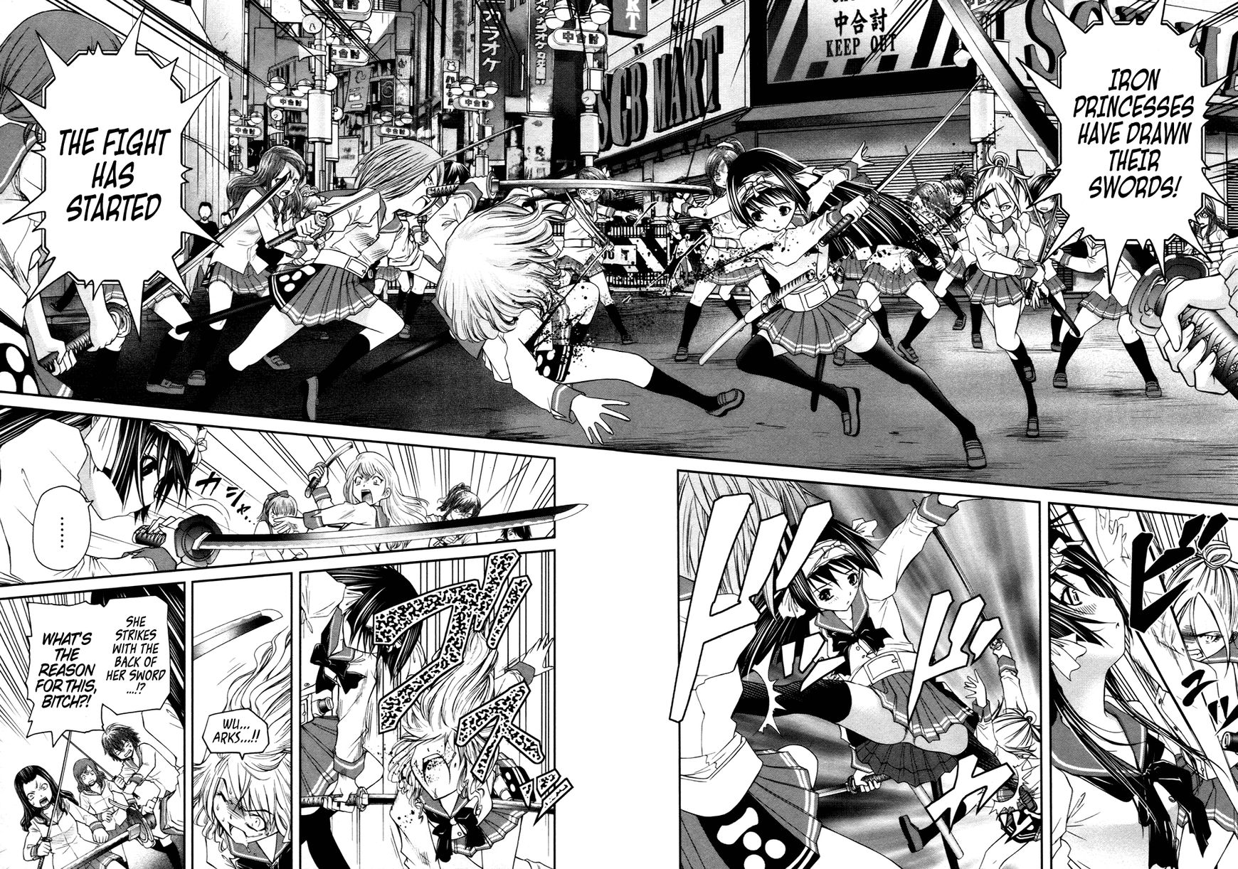Kurogane Hime Chapter 8 page 8 - Chapter 8 : Shibuya Scramble