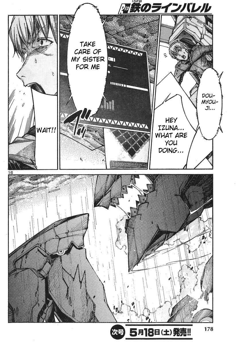 Kurogane no Linebarrel Chapter 100 page 16 - Chapter 100: Monster