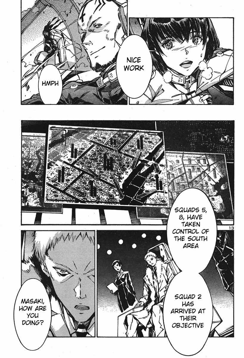 Kurogane no Linebarrel Chapter 101 page 14 - Chapter 101: The Raging Interceptor