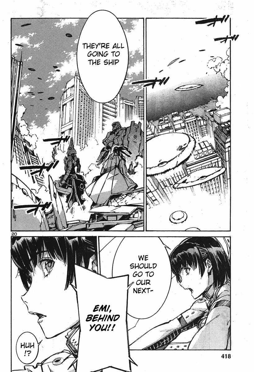 Kurogane no Linebarrel Chapter 101 page 21 - Chapter 101: The Raging Interceptor
