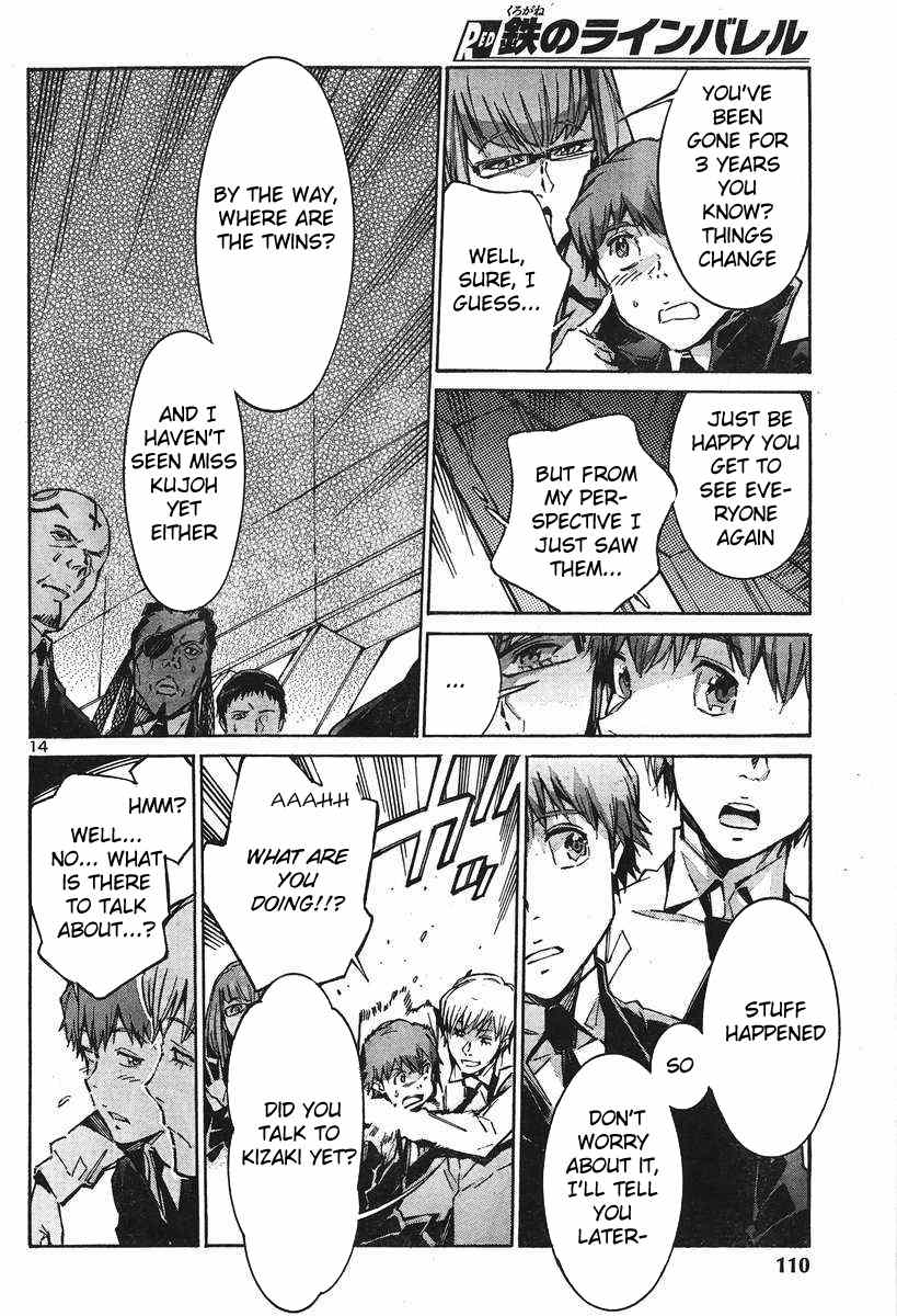 Kurogane no Linebarrel Chapter 103 page 19 - Chapter 103: 57m48s Later