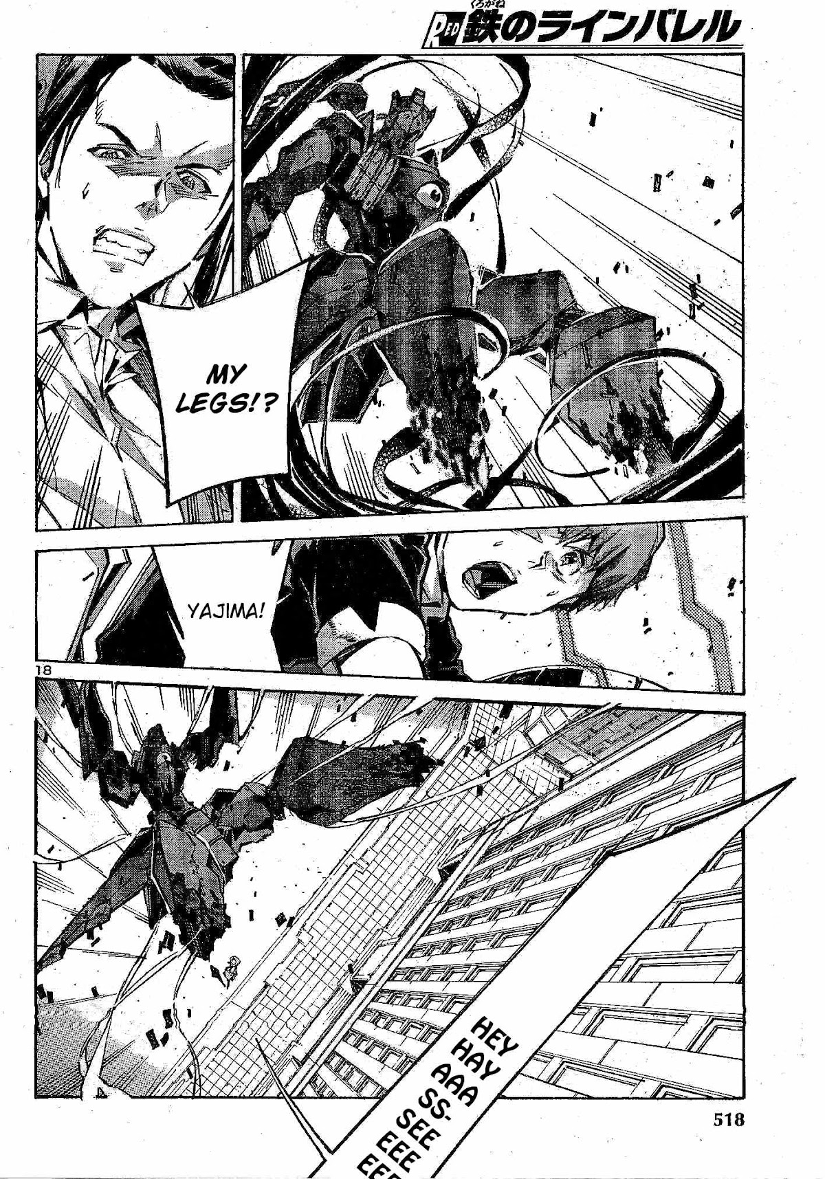 Kurogane no Linebarrel Chapter 105 page 19 - Chapter 105: Three Horns