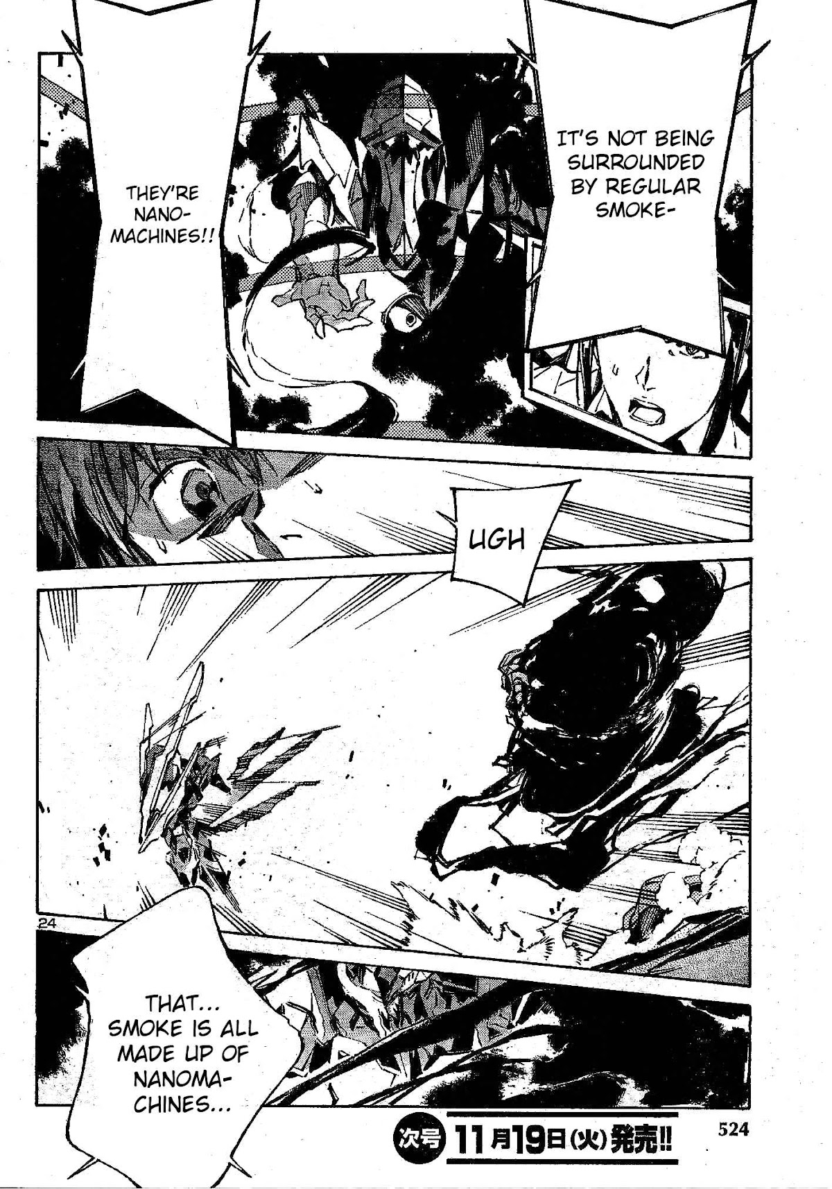 Kurogane no Linebarrel Chapter 105 page 25 - Chapter 105: Three Horns