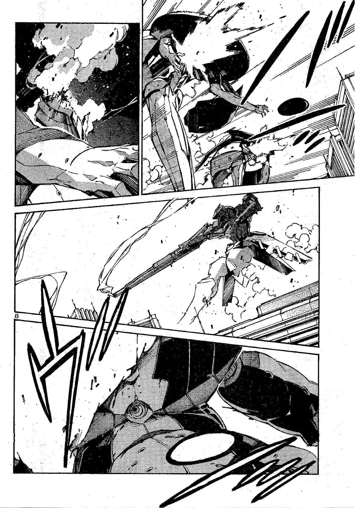 Kurogane no Linebarrel Chapter 105 page 9 - Chapter 105: Three Horns