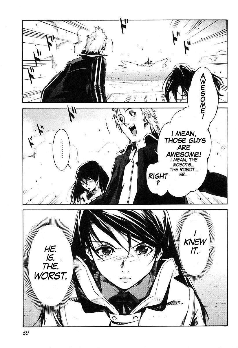 Kurogane no Linebarrel Chapter 12 page 17 - Chapter 12: Blue Sky Moon