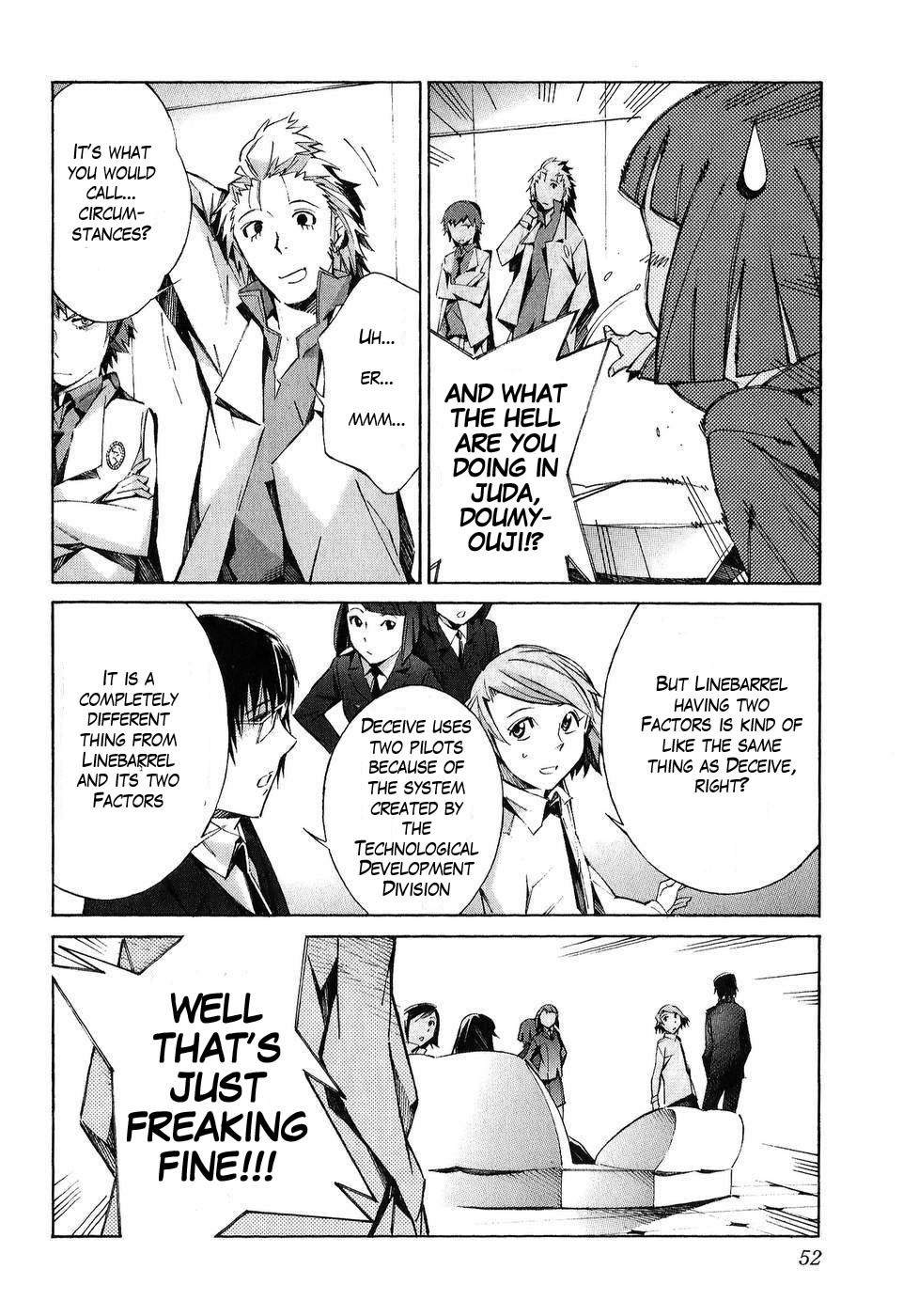 Kurogane no Linebarrel Chapter 21 page 6 - Chapter 21: Vector