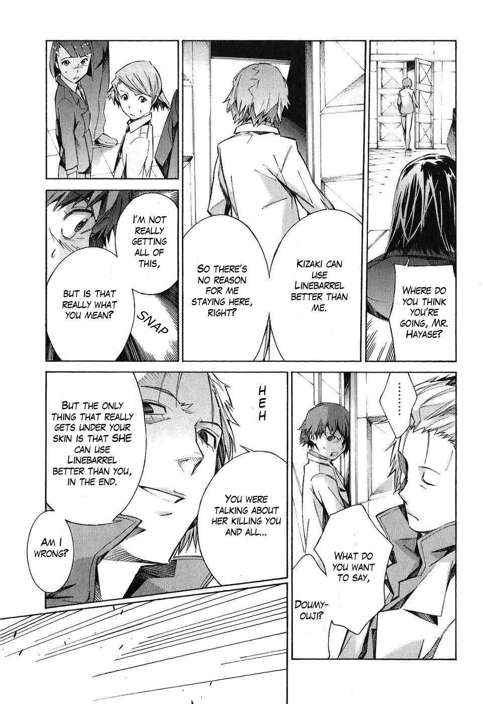 Kurogane no Linebarrel Chapter 21 page 9 - Chapter 21: Vector