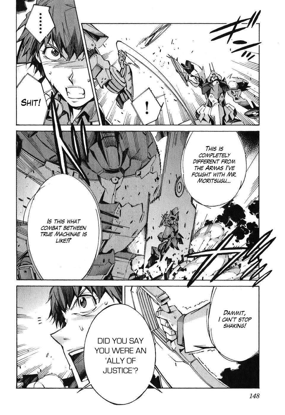Kurogane no Linebarrel Chapter 23 page 14 - Chapter 23: Waking From The Dream