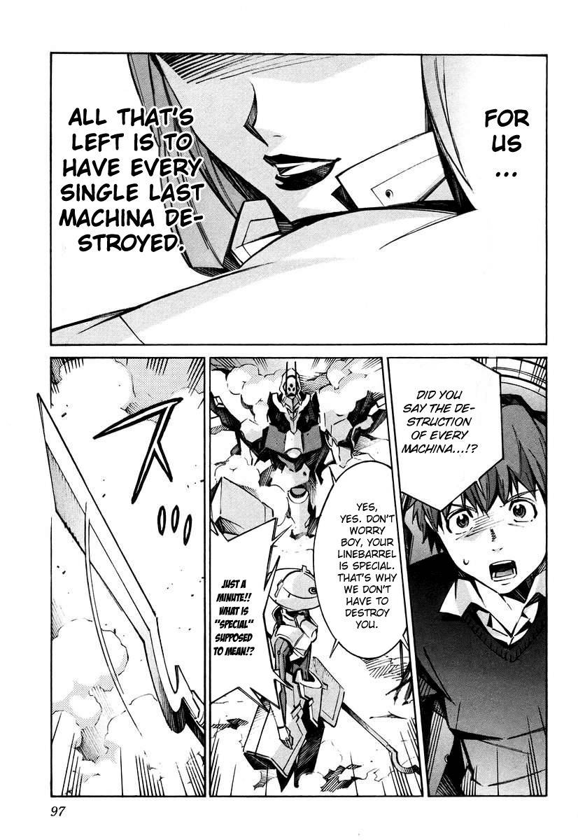 Kurogane no Linebarrel Chapter 26 page 7 - Chapter 26: Unwelcome Teenagers