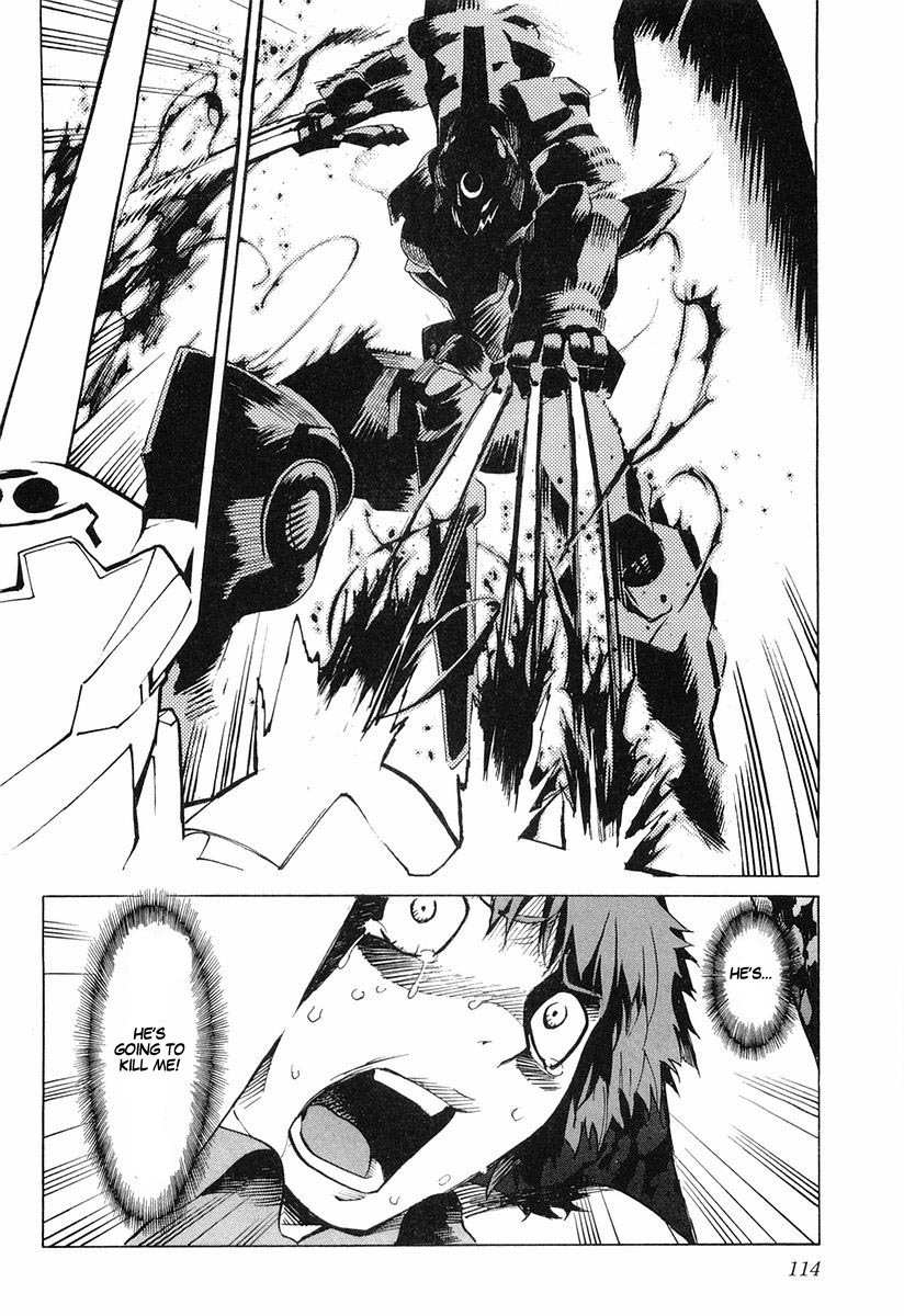 Kurogane no Linebarrel Chapter 3 page 22 - Chapter 3: Blue Shudder