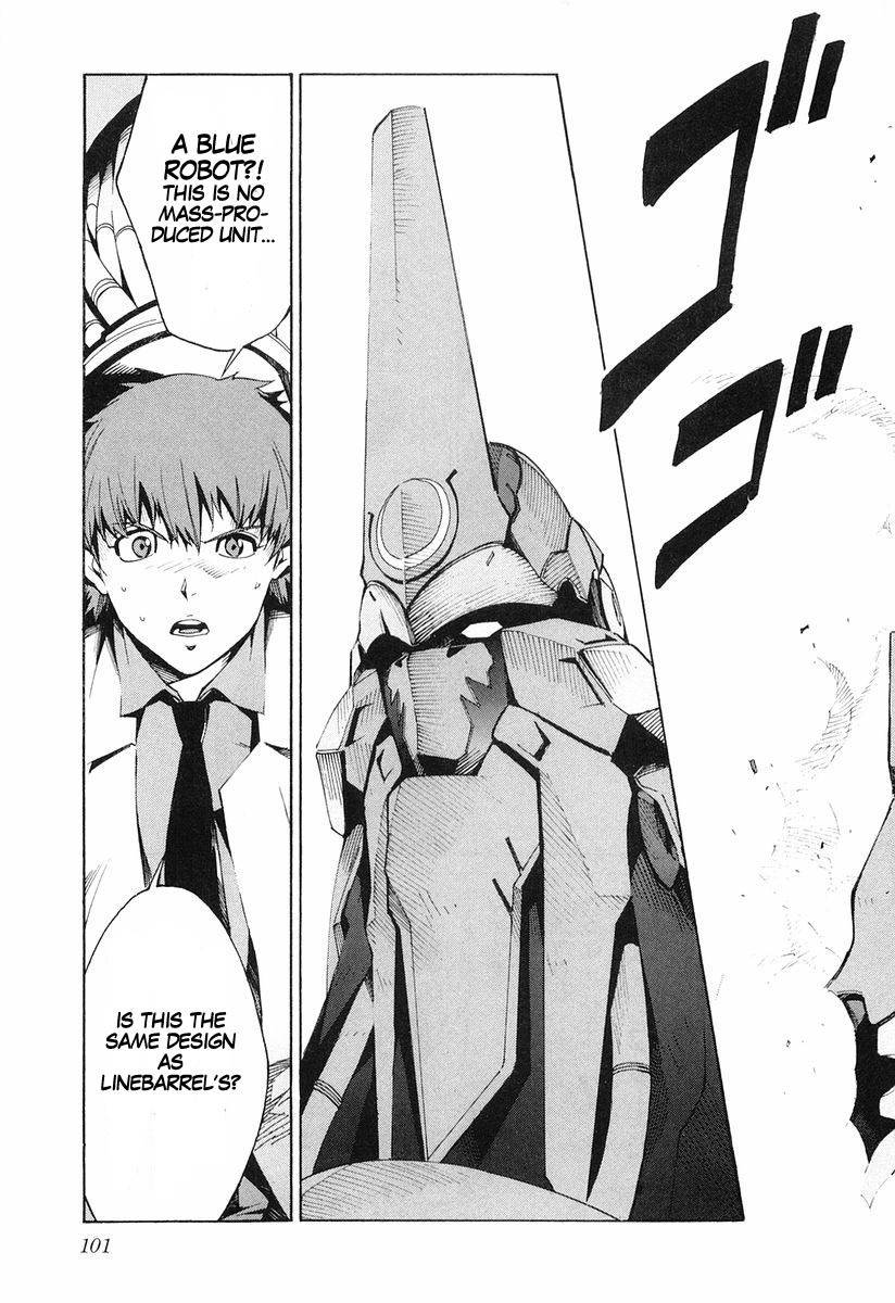 Kurogane no Linebarrel Chapter 3 page 9 - Chapter 3: Blue Shudder