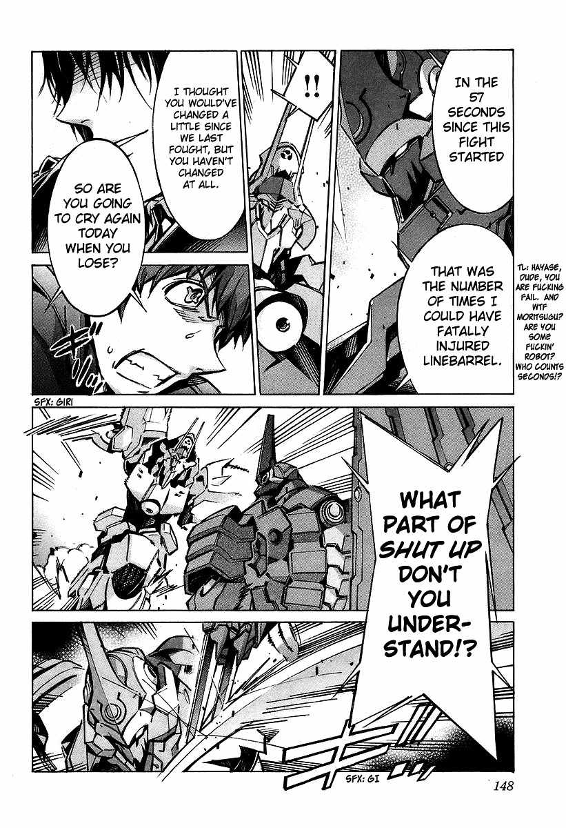 Kurogane no Linebarrel Chapter 31 page 12 - Chapter 31: Flowing Blood, Lost Tears