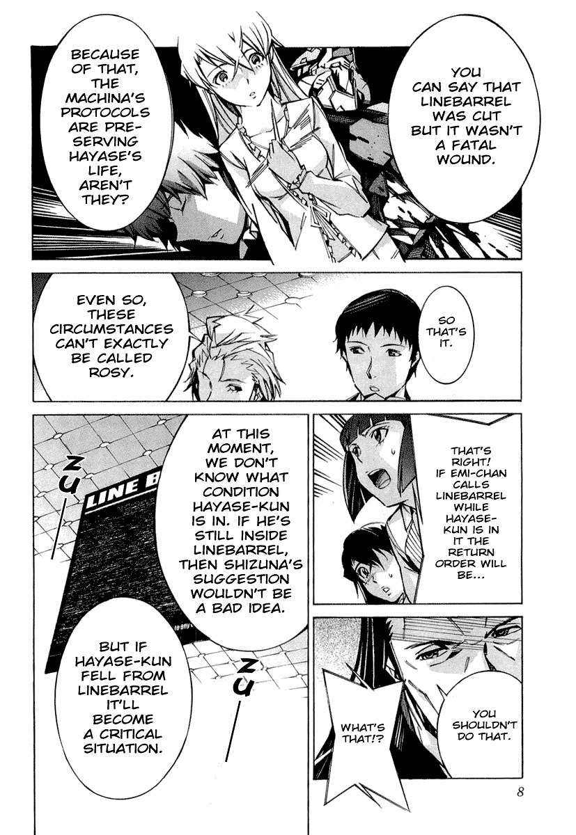 Kurogane no Linebarrel Chapter 32 page 14 - Chapter 32: One-Eyed Boy