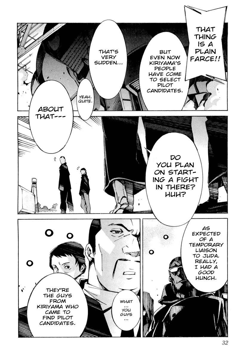 Kurogane no Linebarrel Chapter 32 page 36 - Chapter 32: One-Eyed Boy