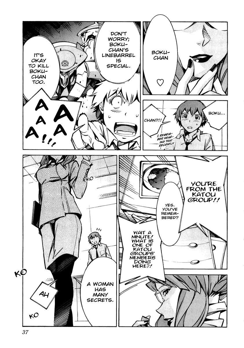 Kurogane no Linebarrel Chapter 32 page 41 - Chapter 32: One-Eyed Boy