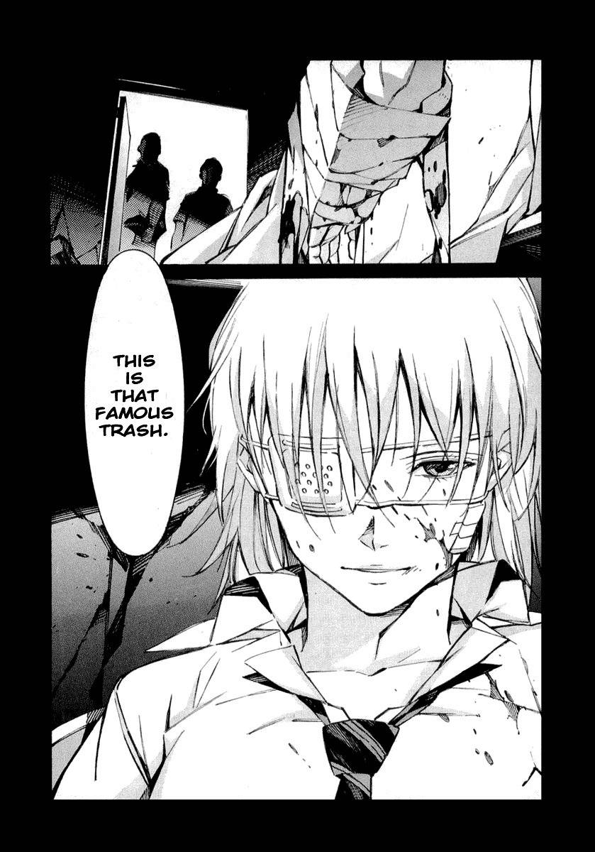 Kurogane no Linebarrel Chapter 32 page 49 - Chapter 32: One-Eyed Boy