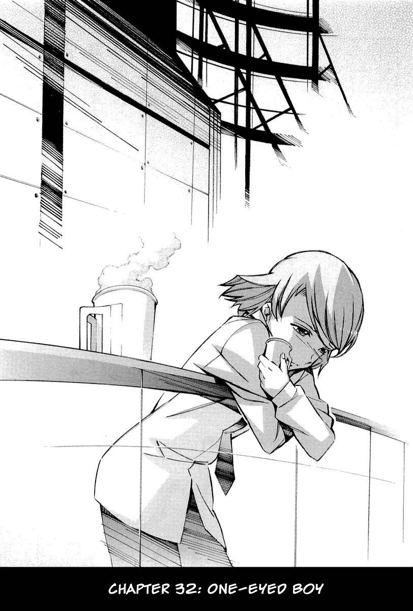 Kurogane no Linebarrel Chapter 32 page 9 - Chapter 32: One-Eyed Boy