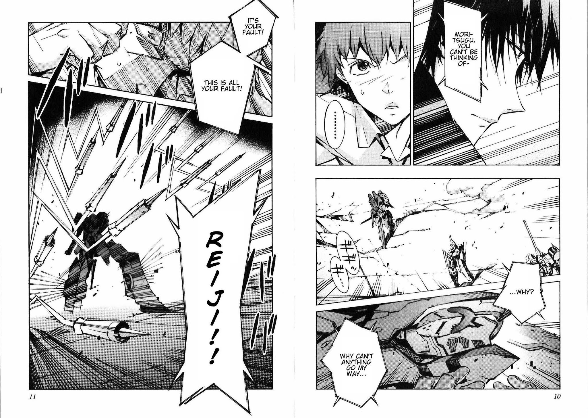 Kurogane no Linebarrel Chapter 40 page 12 - Chapter 40: Judgement at Dusk