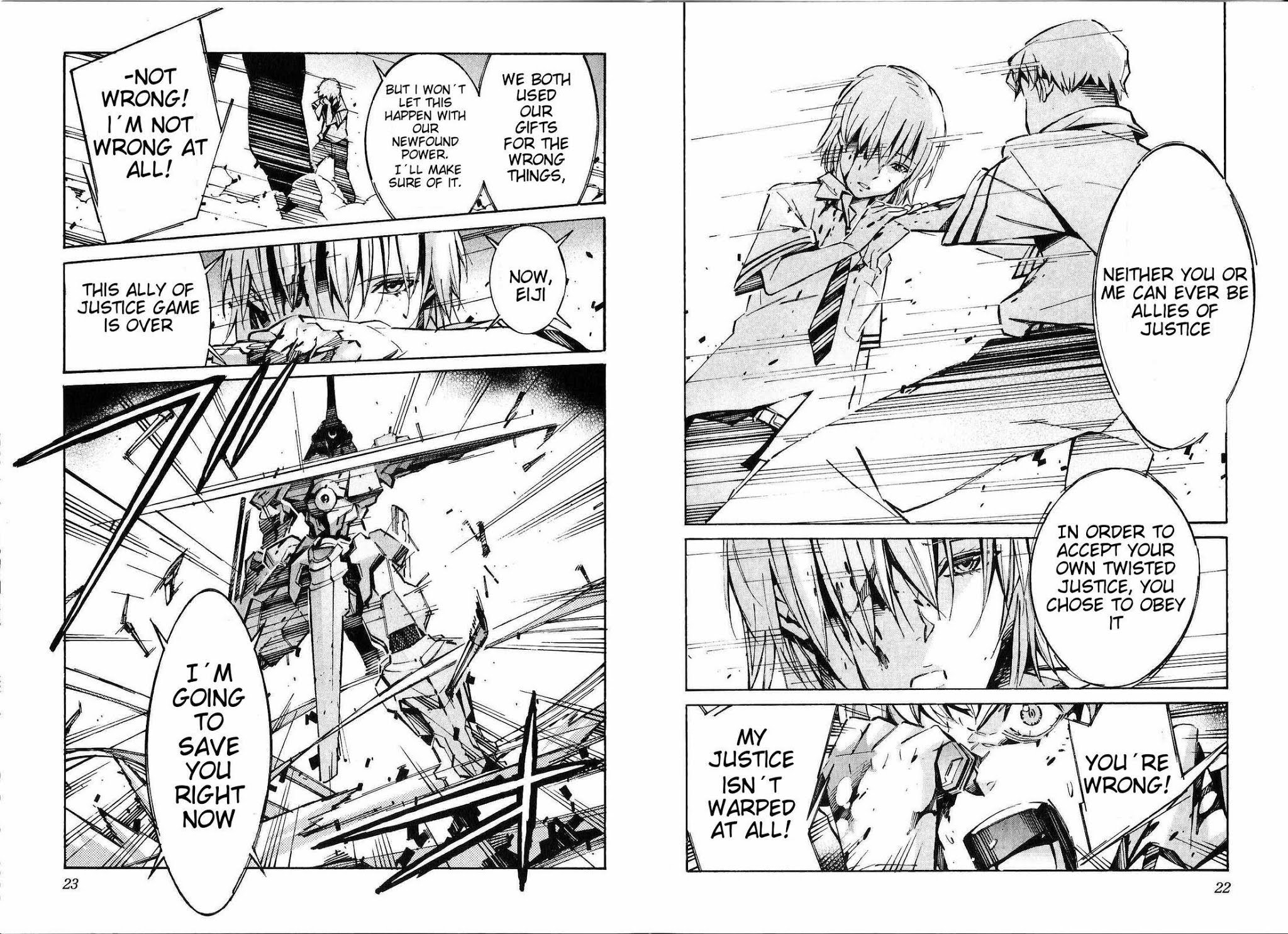 Kurogane no Linebarrel Chapter 40 page 18 - Chapter 40: Judgement at Dusk
