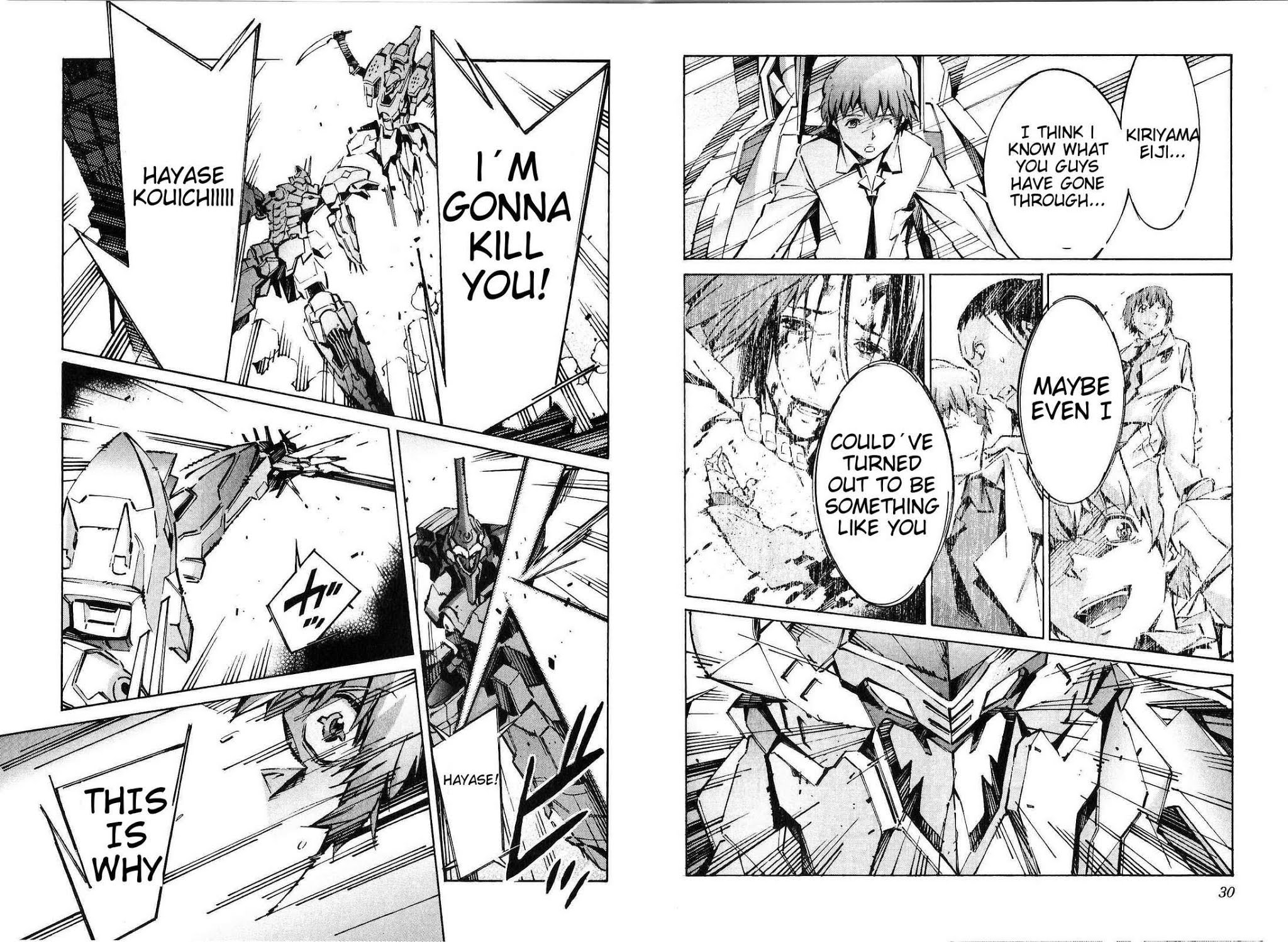 Kurogane no Linebarrel Chapter 40 page 22 - Chapter 40: Judgement at Dusk