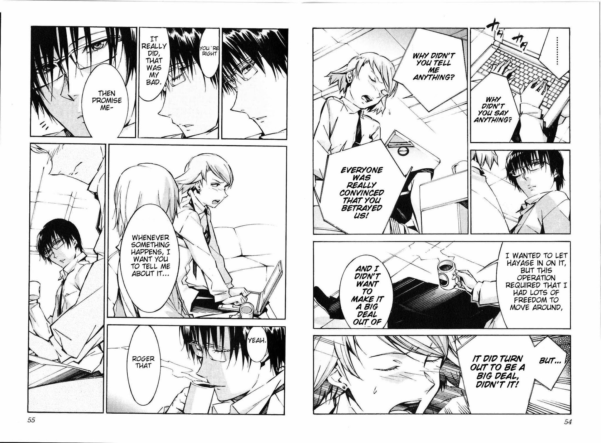 Kurogane no Linebarrel Chapter 41 page 4 - Chapter 41: Reunion