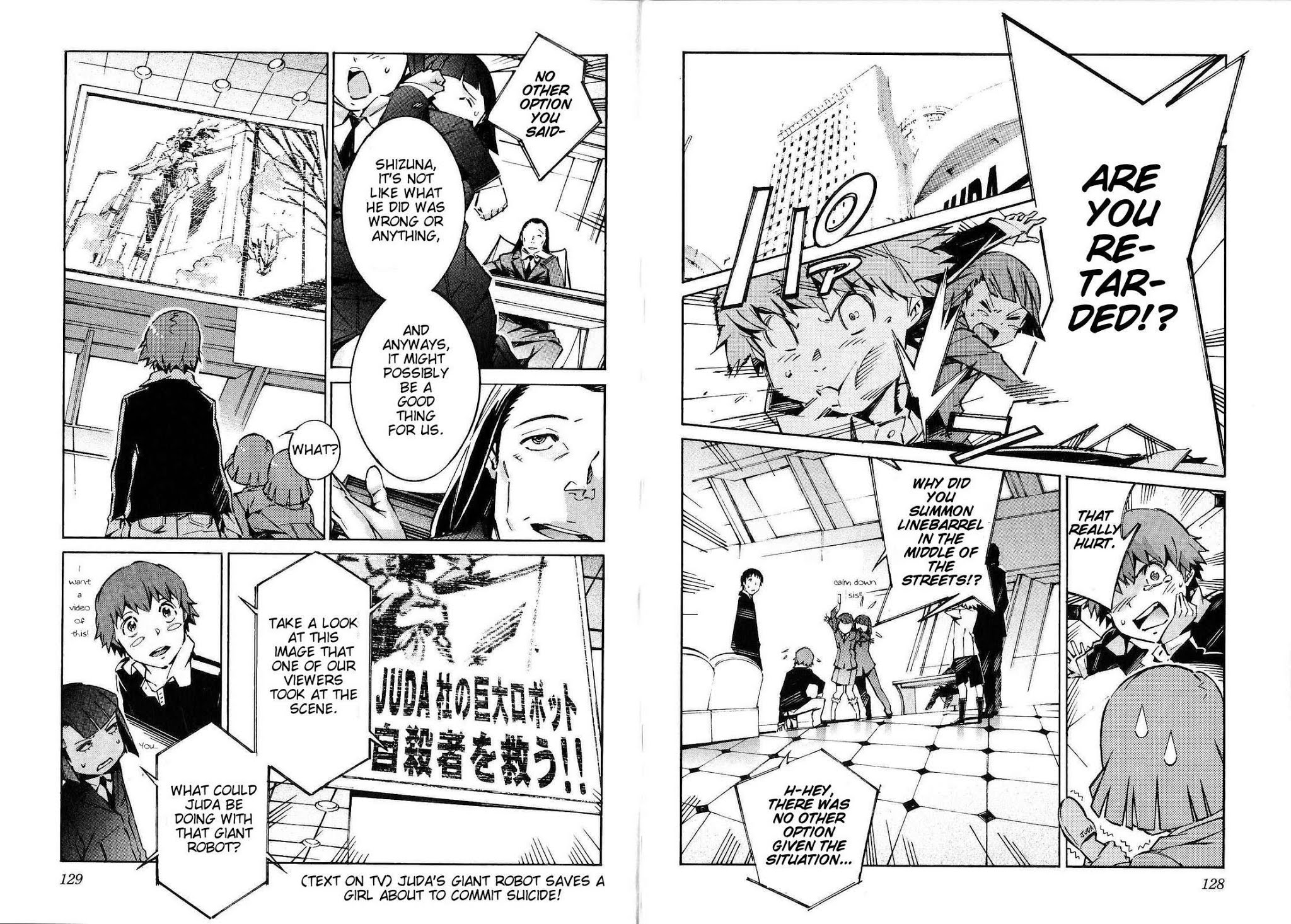 Kurogane no Linebarrel Chapter 42 page 19 - Chapter 42: Man of Destiny