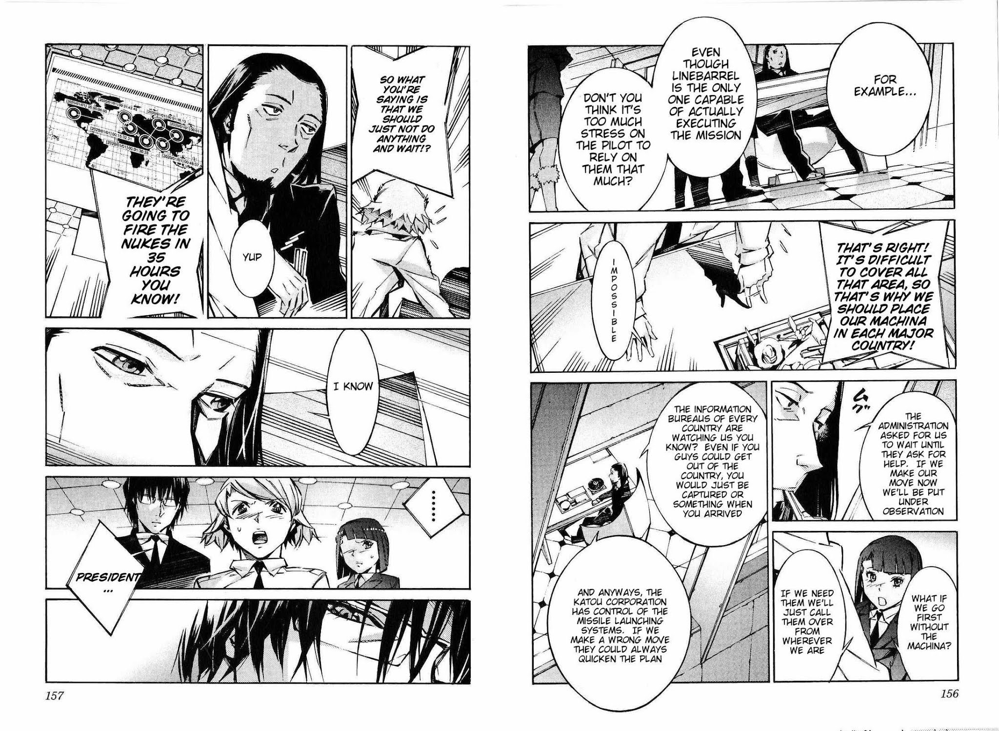 Kurogane no Linebarrel Chapter 43 page 12 - Chapter 43: MAD (Mutually Assured Destruction)
