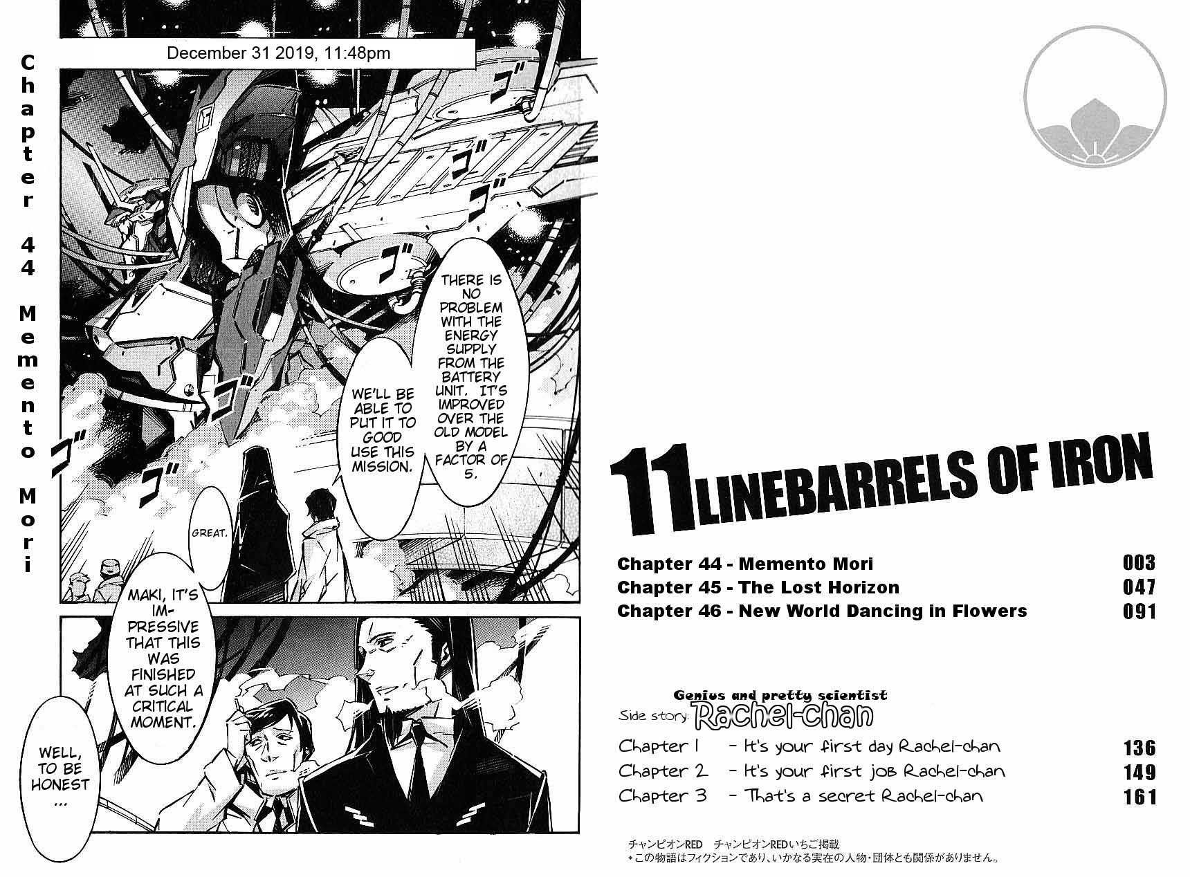 Kurogane no Linebarrel Chapter 44 page 9 - Chapter 44: Memento Mori