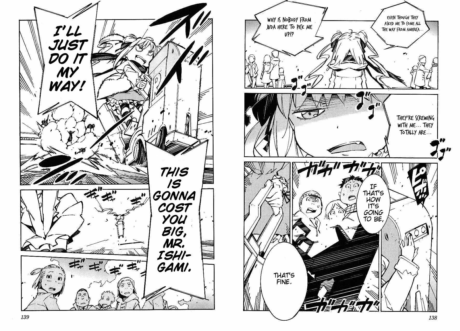 Kurogane no Linebarrel Chapter 46.1 page 2 - Chapter 46.1: It's your first day Rachel-chan