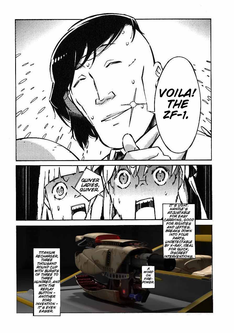 Kurogane no Linebarrel Chapter 46.3 page 11 - Chapter 46.3: That's a secret Rachel-chan