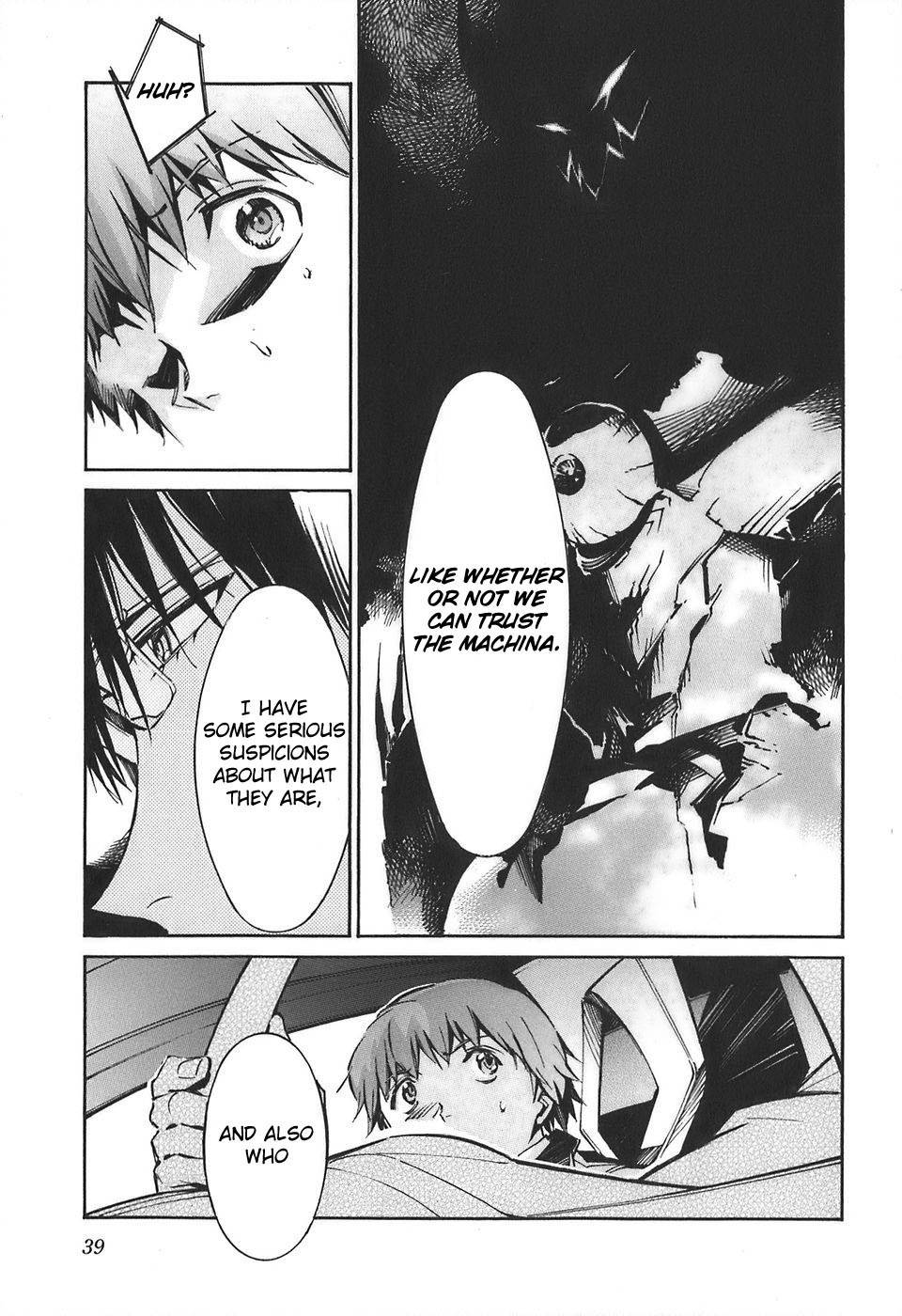 Kurogane no Linebarrel Chapter 51 page 44 - Chapter 51: The Doubting Heart, the Demon in the Darkness