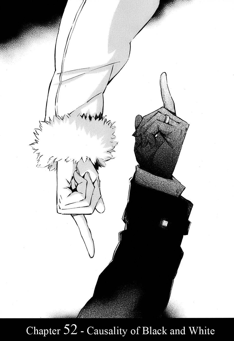 Kurogane no Linebarrel Chapter 52 page 1 - Chapter 52: Causality of Black and White