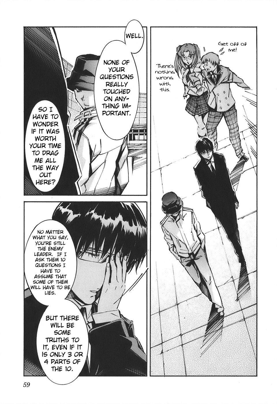 Kurogane no Linebarrel Chapter 52 page 13 - Chapter 52: Causality of Black and White