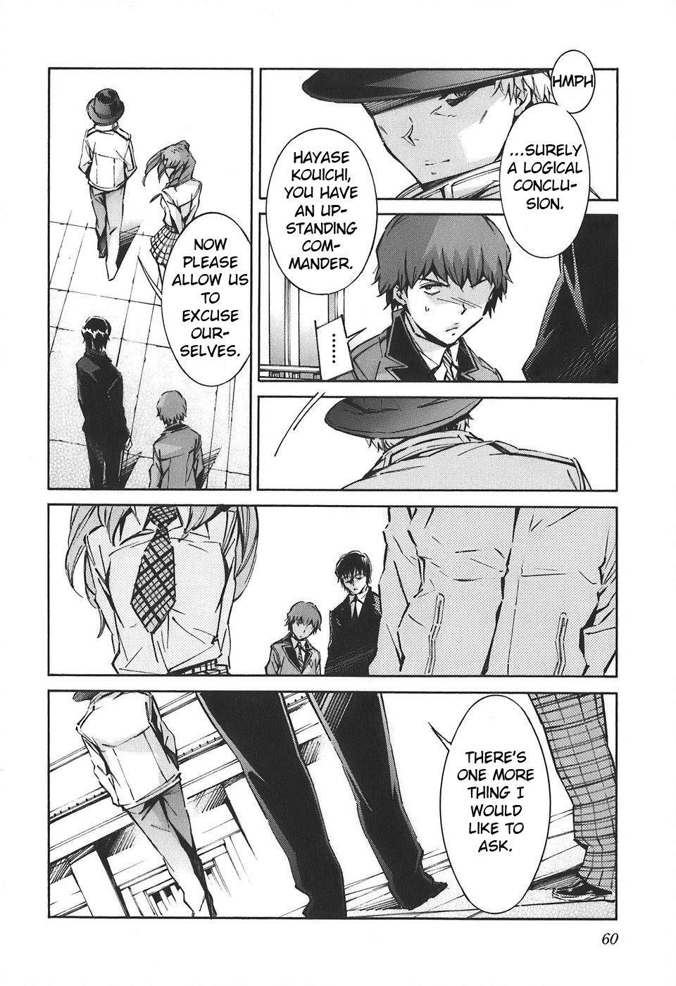 Kurogane no Linebarrel Chapter 52 page 14 - Chapter 52: Causality of Black and White